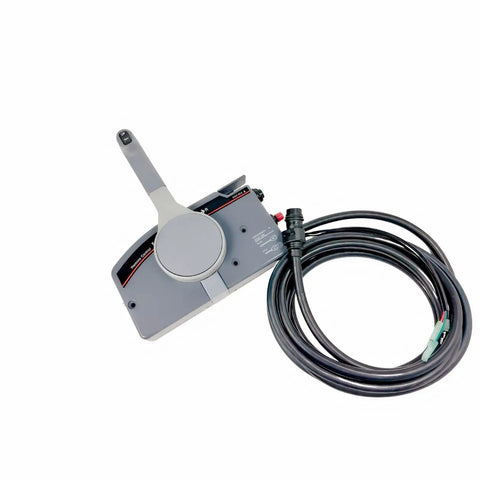 Outboard Remote 703-48205-16 Side Mount 10 Pin Push To Open Replacement Control Box for marine boats with cables