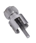 Close-up view of Dpofirs 4 In 1 Dual Male Female Pipe Threader for Electric Drill, alloy steel tap for cutting pipe threads.