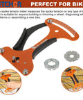 Spoke Tension Meter Tool Pro Grade Aluminum Alloy Bicycle Wheel Tension Gauge Indicator For Accurate Spoke Tension Readings