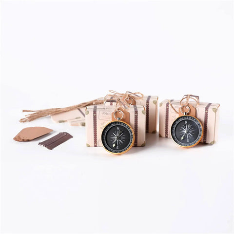 50 Pack Candy Boxes With Compass Gift Sets For Weddings Parties Valentines Day Sweets Chocolates Treats Dope Gold Rose Gold Finish Two Colors