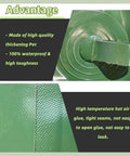Close-up of 500 Gallon Portable Collapsible Water Storage Tank Built Tough From Durable PVC Canvas material and seams.