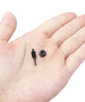 Helical Axle Gear Set For 1 By 30 RC Crawler 14T Hardened Steel Worm And Spur Gears Dual Pack with hand for size reference