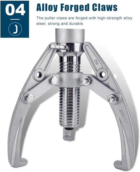 Hydraulic Gear Puller With 2 Or 3 Jaws Bearing Hub Separator For Vertical And Horizontal Use, durable forged steel claws