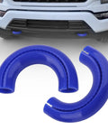 Blue front tow hook cover set for Ford F150 2004-2025, Toyota Tundra 2017-2021, Bronco Base Big Bend Outer Banks 2021-2025