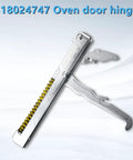 Two Pack Oven Door Hinge Replacement For Frigidaire And Kenmore Ovens Replaces 318024747 318024715 metal hinge close-up
