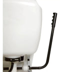 4 Gallon Backpack Sprayer For Lawn And Garden With Translucent Tank Wide Mouth For Easy Fill And Clean handle and shut-off lever