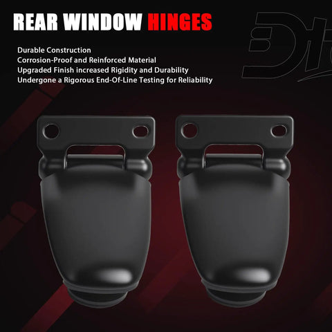 Ford Lincoln Rear Liftgate Window Hinges Replacement For Expedition 1997-2002 And Navigator 1998-2002 Replaces F75B-78420A69-AA And F75B-78420A68-AA Drop-In Fit