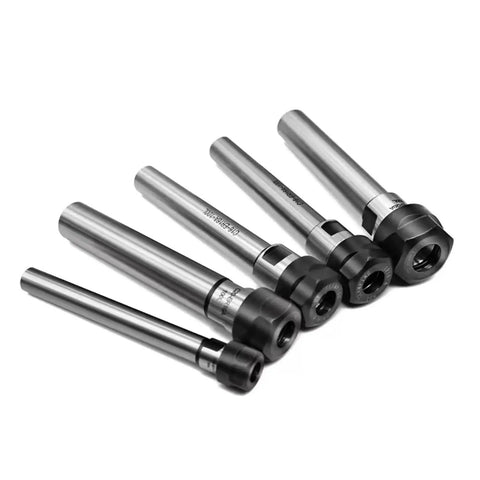 Heavy Duty ER Extension Rod For CNC Milling With Powerful Clamping Force And Precision Runout Control Perfect For C25 Collet Chucks In 100L To 150L Sizes Set of five alloy steel extension rods for precise CNC machining.