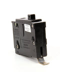Close-up of CH BAB1020 20A Quick Lag Bolt-On 1 Pole Circuit Breaker For 120/240V Black with side view details