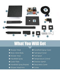 Components of Matte Black 12 Inch Rainfall Shower System With Shower Head Handheld Sprayer Tub Filler And Wall Mount Mixer Valve All Metal Brass Construction Luxury Rough In Kit Included