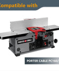 Top Shelf 6 Inch Jointer Blades Replacement Knives For Porter Cable PC160JT And PC37072 Dead Simple Setup With No Sweat Set Of 2 Tough Hardened Single Bevel Steel, Porter Cable PC160JT jointer.