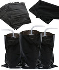 Pack Of 100 Tear Resistant PE Tattoo Wash Bottle Sleeve Bags, 9.8 By 5.9 Inches, Quick Slip On Covers For Clean, Sanitary Ink Sessions, Prevent Slips And Spills, Easy Disposal After Use, black PE sleeves on tattoo wash bottles