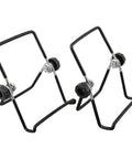 Two Pack Foldable Solar Panel Stands With Adjustable Tilt Mounts For Home Garden DIY Friendly Renewable Energy Setup, Black Brackets