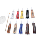 10 Color Wood Furniture Repair Kit With 20ml Putty Tubes For Quick Cabinet Touch Ups, DIY Home Restoration, Scratch And Chip Fixes