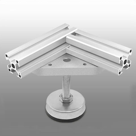3030 Series Aluminum M12 L Shape Corner Bracket Joint Plate for Extrusion Connectors built to last heavy duty 90x90mm set of 2 pieces