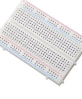 Compact Mini Breadboard With 400 Tie Points And Dual Power Lanes For Arduino Projects Measuring 5.5 By 8.2 By 0.85 Cm