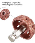 Badass 38mm Tire Buffer Wheel For Auto Grinder Tool With Coarse Grit Tungsten Alloy Grinding Head close-up view