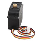 Full Metal Gear Servo Upgrade Kit Replaces Stock Plastic Components Compatible With 12423 12428 12628 124006 Models showing heavy duty servo motor with connecting wires.