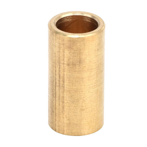 Close-up of a bronze bushing copper sleeve. 8 Pcs Bronze Bushing Copper Sleeve Wear Resistant High Load Capacity For Electrical Equipment Household Equipment Printing Machinery And Machine Tools No Lubrication Required For High Speed Sliding