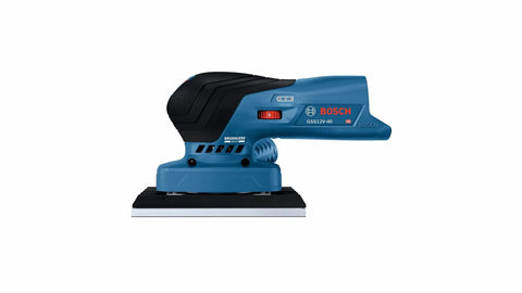 12V Max Brushless Orbital Finishing Sander Cordless With Dust Bag Quarter Sheet And Third Sheet Bare Tool Pro Grade Ergonomic Lightweight