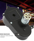 Quiet Electric Steering Gearbox For Kids Ride On Cars, High RPM 5600, 12V Replacement Motor With Low Noise and Durability