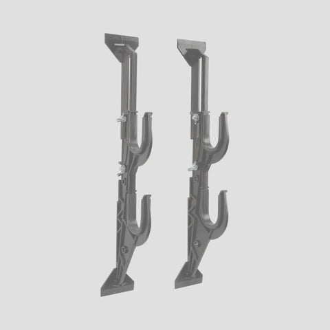 Rear Window Truck Gun Rack That Is Built To Hold Two Rifles Or Shotguns Or Bows, Adjustable From 9.5 To 16.5 Inches, Durable Polymer Gun Holder