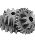 Heavy Duty Steel Gear Replacement Kit For WPL D12 1/10 Scale RC Rock Crawler Truck Gbox Upgrades with three durable steel gears.