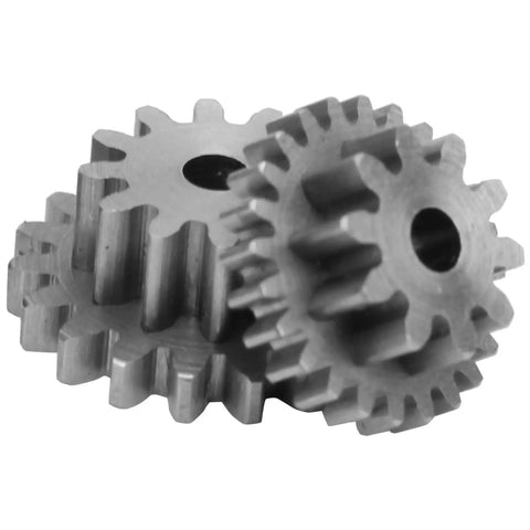 Heavy Duty Steel Gear Replacement Kit For WPL D12 1/10 Scale RC Rock Crawler Truck Gbox Upgrades with three durable steel gears.