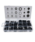 125 Piece Rubber Grommets Kit With Open And Closed Grommets And Storage Case For Cable And Wiring Projects, automotive organizer with size chart