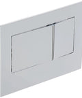 Toilet Flush Actuator Plate For In Wall Tank Carrier System Polished Chrome With Large Opening Dual Flush 0.8 Or 1.6 GPF