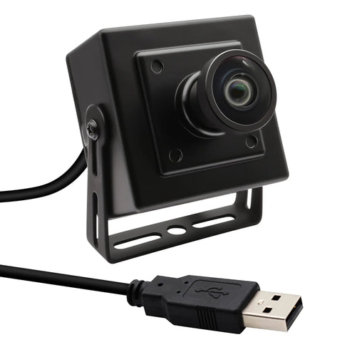 5MP USB Camera With 30FPS Wide Angle for Computer and 3D Printer IMX335 Sensor, metal box design with USB and wide-angle lens