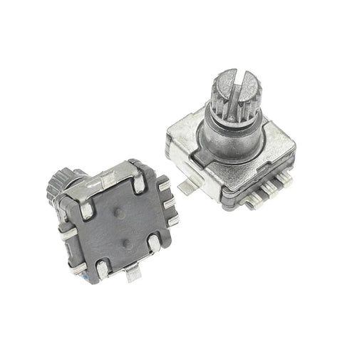 Five Pack Rotary Encoder Switch With Push Button Five Pin SMD Type Ten Millimeter Plum Shaft High Precision Incremental Encoder