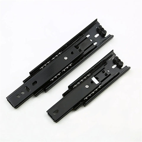 Wide Drawer Slide Rails 4 Inch Short Ball Bearing Guides Folding Ball Rail System 2 Pack For Small Cabinets 35 Width 6 Inch Slick Glide Cabinet Drawer Slides For Desk Kitchen