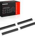 Rear Disc Brake Hardware Kit For Nissan Titan Armada Ford Crown Victoria Lincoln Town Car Complete Set Super Reliable Easy Install Ultimate Auto Upgrade black steel clips