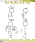 Fresh Safety Pin Shoe Charms With Sturdy Spring Clips And Alloy Badges Featuring Star Heart Rabbit Designs For Boots Bags And Purse Gear That Bring Serious Vintage Vibes And Always Deliver The Goods, size details and styles included.