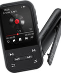 128GB Bluetooth 5.3 MP3 Player With Clip For On The Go Listening HiFi Sound Built In HD Speaker FM Radio Voice Recorder