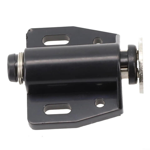 Push To Open Cabinet Door Catch Magnetic Touch Latch No Slam Soft Close Buffer Stopper Black