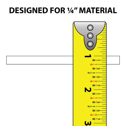 Clear Acrylic Hinges designed for 1/4 inch material, showcasing the measurement of a drum shield panel.