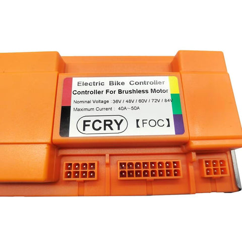 Beefy Universal 36V To 84V 2000W Brushless Sine Controller For E Bikes And Scooters Aluminum Alloy Housing 50A Max Current