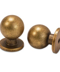 Antique Brass Cabinet Knobs 30 Pack Set For Vintage Drawer Pulls For Cabinets Cupboards And Dressers, zinc alloy, 1-inch diameter