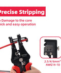 All In One 3 In 1 Adjustable Wire Stripper Tool with Automatic Solar Cable Stripper and Cutter for 2.5 4 6 Square Millimeter