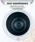 Inner view of Bucket Style Towel Warmer Ultra Large Capacity 450W For Bathroom ETL Certified FCC Approved Auto Shut Off