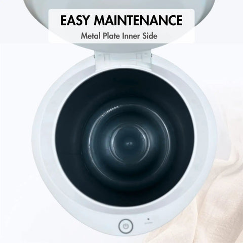 Inner view of Bucket Style Towel Warmer Ultra Large Capacity 450W For Bathroom ETL Certified FCC Approved Auto Shut Off