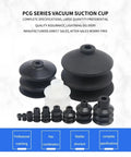 Big Robot Manipulator Pneumatic Accessories Industrial Rubber Sucker Suction Cup Chuck PCG60 PCG90 Model 60N heavy duty suction cups in various sizes.