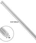 Two Pack M8 X 250mm Fully Threaded Rods 304 Stainless Steel Right Hand Threads Silver Finish Tough As Nails For DIY Projects