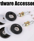 Hardware accessories for Heavy Duty H Shape Door Pull Handle For Barn Doors Wood And Glass Doors Interior Exterior Push Pull White Finish 80cm Length Stainless Steel Rustproof Hardware Easy Install