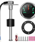 Stainless Steel Boat Fuel Sender Unit With Water Level Sensor And Gauge 6 Inch Tank Sending Unit