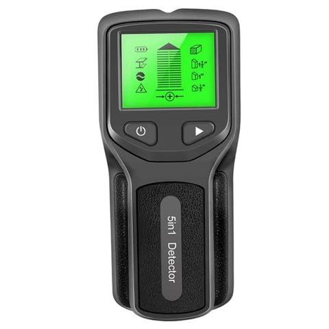 TusaMer Stud Finder Wall Scanner, 5 in 1 Stud Detector with LCD Display, compact design for wood, metal, and AC wire detection.