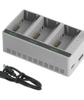 Two-Way Battery Charging Hub For LITO X1 And LITO 1 Drones, Fast 3 Battery Charger Case Station With Charge Cable visible