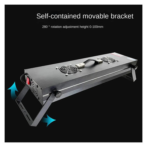 Heavy Duty Multispectrum Uv Led Cure Lamp For 3D Resin Printer With Smart Passive Cooling and Sickly Fast Drying Results On Every Single Print Project, self-contained movable bracket design